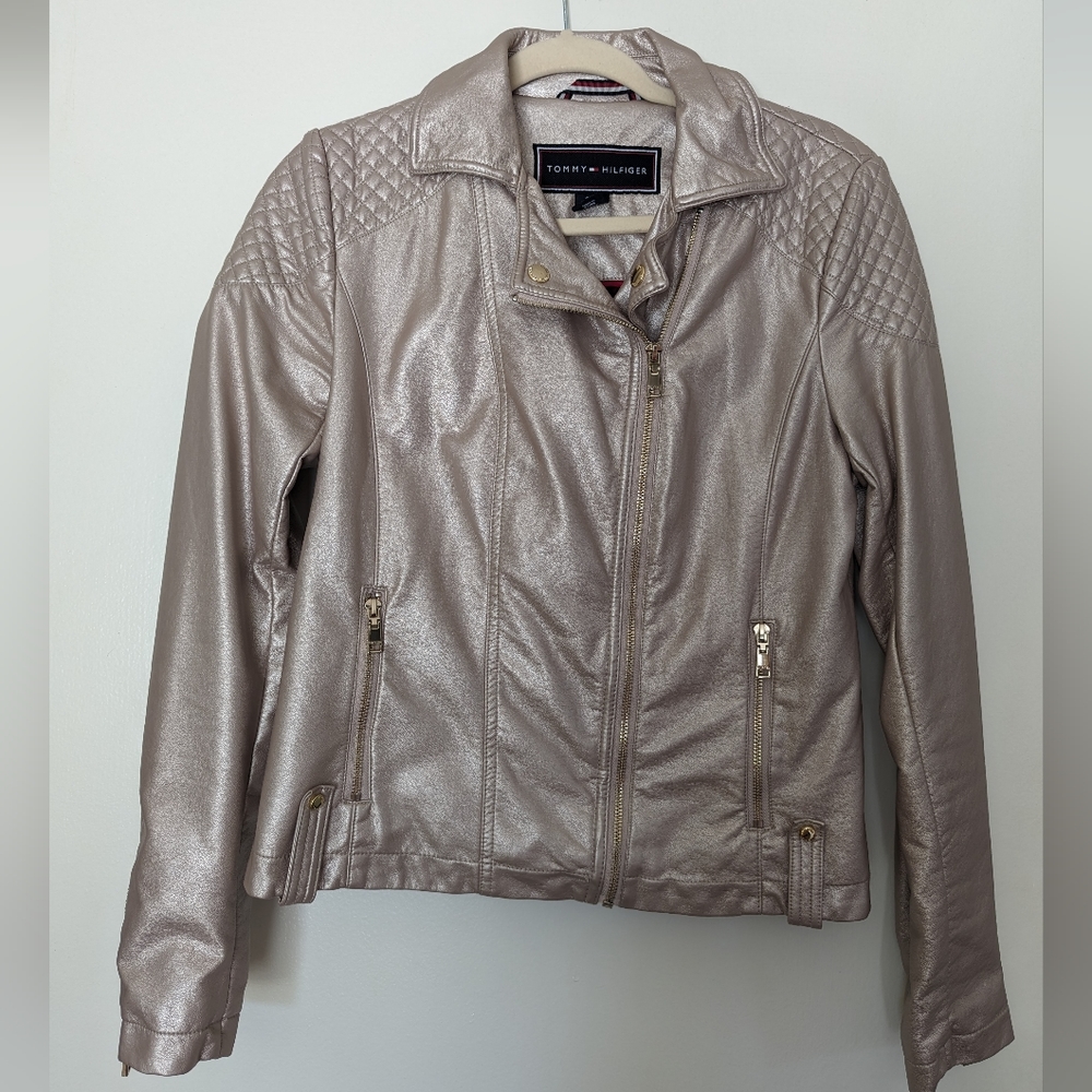 Tommy Hilfiger Metallic Dusty Rose Jacket